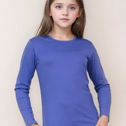 TELESTO Girls Round Neck Long Sleeves Casual T-shirt-16