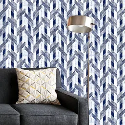 ArtzFolio Printed UV-Resistant Anti-Bacterial Abstract Herringbone Peel & Stick Wallpaper-image-73