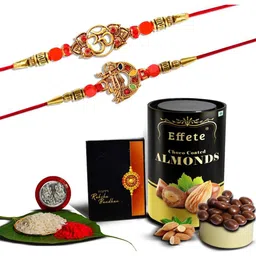 DeoDap Rakhi Combo for Brother with Rakhi, Roli Chawal, Coin & Greeting Card-19
