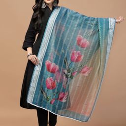 Kaizen TEXO FAB Ethnic Motifs Printed Dupatta image 1