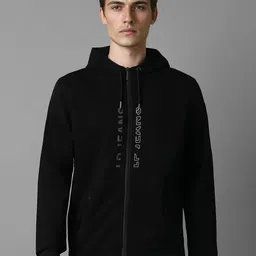 Louis Philippe Men Printed Hooded Sweatshirt-image-34