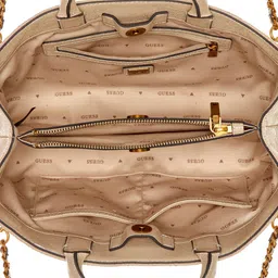GUESS Quilted Textured Structured Handheld Bag image 5