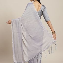 Anouk Rustic Striped Saree image 3