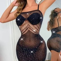 Sizi Self Design Mesh Baby Doll-image-19