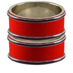 Vidhya Kangan Multi-Coloured Brass Bangles-image-86