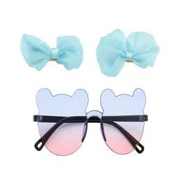 ANNA CREATIONS Girls Cute Bow Hair Clip with Sun Goggles-picture-47