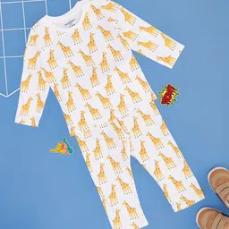 Pantaloons Baby Boys Printed T-shirt with Pyjamas-50