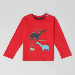 Babies R Us Boys Graphic Printed Round Neck Cotton T-shirt-image-15