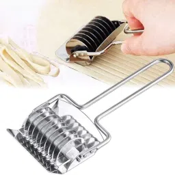 Pasta Machine, Stainless Steel Noodle Cutter,Noodle Lattice Roller Spaghetti and Pasta Maker-picture-12