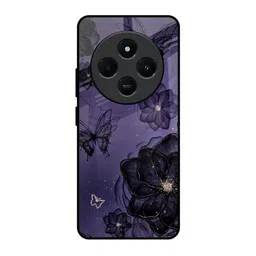 QRIOH Floral Printed Redmi 14C 5G Paradise Glass Back Case Mobile Accessories-picture-34
