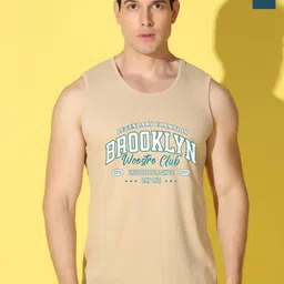 WOOSTRO Pack Of 2 Printed Super Combed Cotton Gym Vests VWS26(BKLN RUST)(BKLN PEACOCK)-image-67