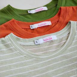 Hopscotch Boys Pack Of 3 Graphic Printed Round Neck Short Sleeves Cotton Causal T-shirt-picture-21