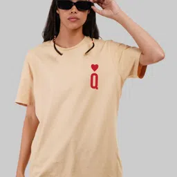 Underrated Club Women Polo Collar Bio Finish Applique T-shirt-picture-25