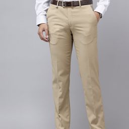 Van Heusen Men Textured Urban Slim Fit Formal Trousers-picture-44