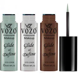 VOZO Set Of 3 Glide & Define Infusion Essential Liquid Eyeliner-5 ml Each-Shade- 02-03-06-image-67