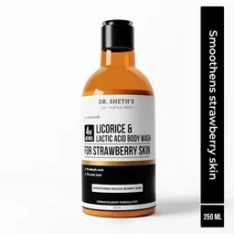 DR. SHETHS Licorice & Lactic Acid Body Wash for Strawberry Skin - 250 ml-54