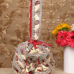 Dhrohar Embellished Potli Clutch-image-14