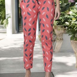 Kryptic Pack Of 2 Printed Cotton Mid-Rise Lounge Pants-image-72