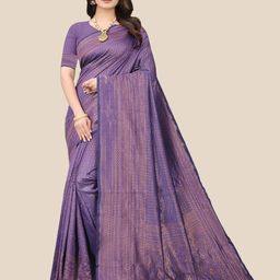 bigben textile Woven Design Zari Silk Blend Banarasi Saree-image-83