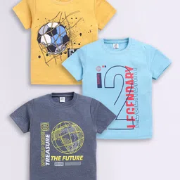 Here&Now X Game Begins Boys Pack Of 3 Assorted Printed T-shirts-13