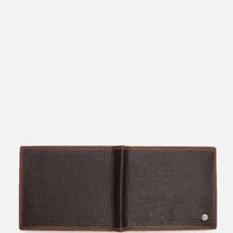 Allen Solly Men Abstract Textured Leather Two Fold Wallet image 5