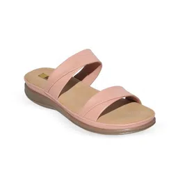 Koblerr Women Textured Double Strap Open Toe Flats-image-19