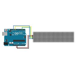 MAX7219 4 in 1 Dot Matrix Display Module image 3