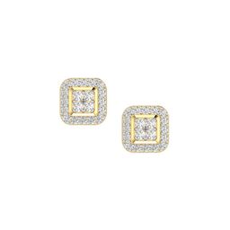 SHINE ETERNAL 14 Kt Gold Lab Grown Luminous Aura Diamond Studded Earrings - 1.56 g-picture-44