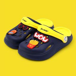 Svaar Unisex Kids Embellished Rubber Clogs-40