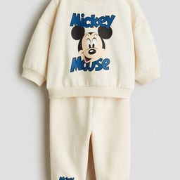 H&M 2-Piece Printed Sweatshirt Set-picture-36