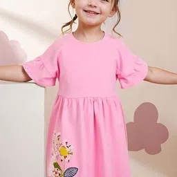 LULU & SKY Bell Sleeve Fit & Flare Dress-picture-11