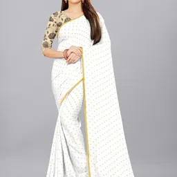 Aardiva Embellished Zari Pure Chiffon Saree-image-93