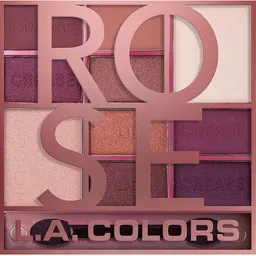 L.A colors Color Block 10 Color Eyeshadow Palette - Rose image 4