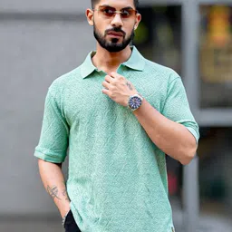 Maniac Men Polo Collar T-shirt-image-26