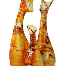 Aura Yellow 3 Pieces Electroplating Cat Showpieces-image-22