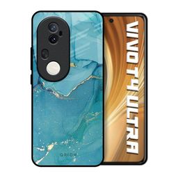 QRIOH Golden Glitter Real Printed Vivo T4 Ultra 5G Silicone Back Case-picture-18
