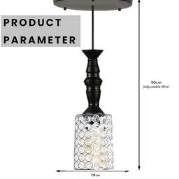 KINIS Modern and Unique Style Black & White Quirky Ceiling Lamp image 3