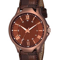 Gopal Shopcart Unisex Textured Dial & Leather Straps Analogue Watch GR_1016_WithoutDate-image-90
