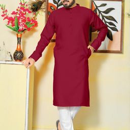 Archittam Men Cotton Wool Kurtas-57
