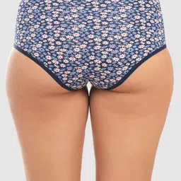 DressBerry Pack of 2 Women Assorted Floral Printed Mid-Rise Hipster Briefs image 2