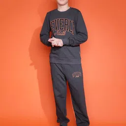 Lil Tomatoes Boys Typography Printed Tracksuits-image-50