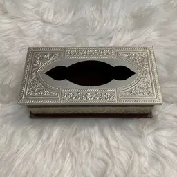 Barn 14 White Ethnic-Textured Tissue-Box-0