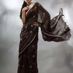Ruuprekha Woven Design Pure Cotton Khadi Saree-image-66