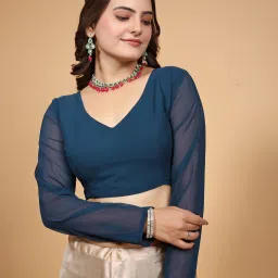 V-Neck Women Blouse-image-12