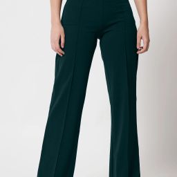 Women Regular Fit Black Viscose Rayon Trousers-image-38