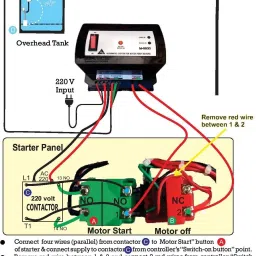 Me-TECH INNOVATIONS MOHALI Water Level Controller for Submersible Pump Motor Starter Panels Wired Sensor Security System image 2