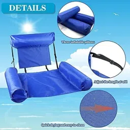 nishiv Beach Floating Recliner and Floating Pool Chairs Swimming Pool Chair Inflatable Swimming Mats image 4