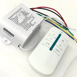 4 Way ON/Off Wall Lamp Light RF Remote Control Switch Module Electronic Components Electronic Hobby Kit-picture-0