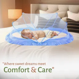 turtlegrip Nylon Infants Washable Portable Baby Mosquito Net Anti-Bug Crib Net Foldable Bottomless Baby Crib Net Mosquito Net image 5