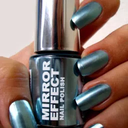 Magic Mirror Effect Chrome Nail Art Polish Sky Blue Metallic Nail Polish Sky Blue-image-89